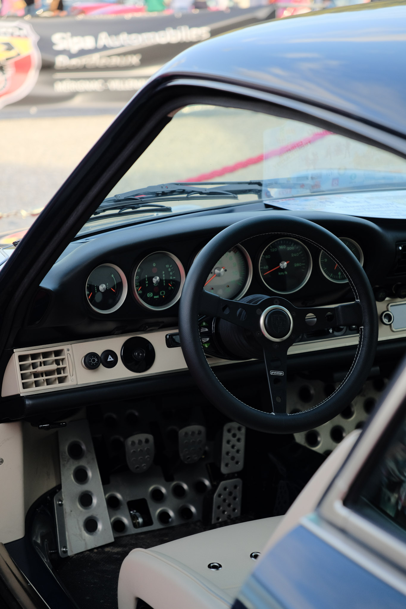 Volant Prototipo 3 branches — intérieur Singer 911 Classic